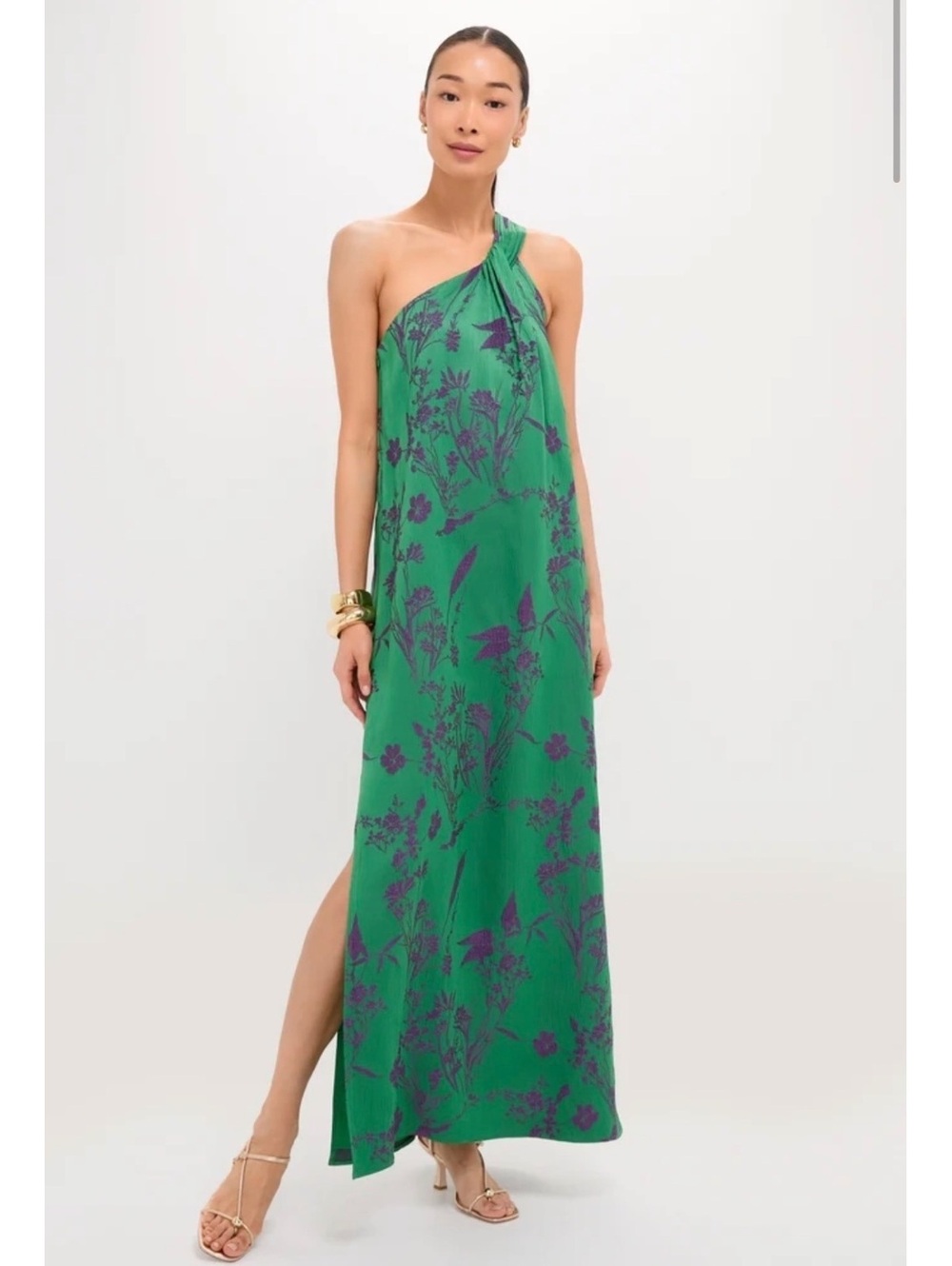 Pomander Place NWT Emerald Jacquard Soleil Gown Sz 0 Tuckernuck